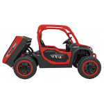 Elektrické autíčko Farmer Truck UTV Racing 4x75w červené